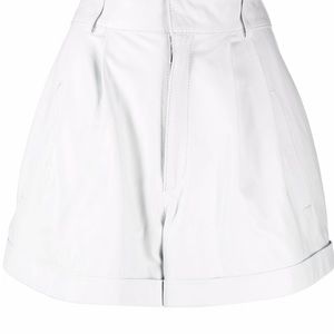 Manockhi leather shorts